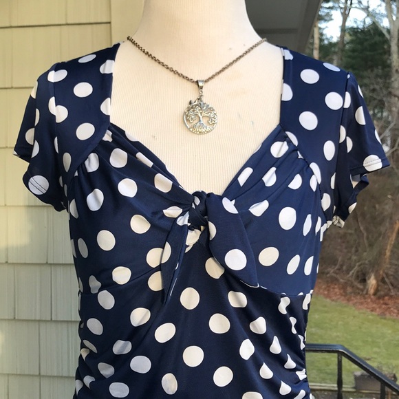 Charlotte Russe Polka Dot Top - Picture 2 of 6